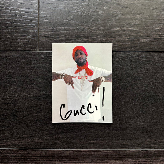 Supreme Gucci Mane Sticker