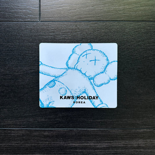 Kaws Holiday Korea Display Card