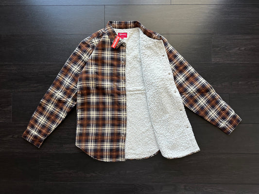 Supreme Sherpa Flannel Shirt