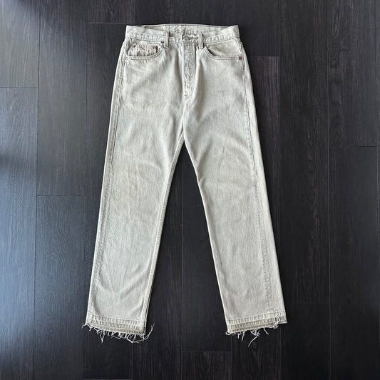 Vintage Levi's 501 Faded Tan Denim