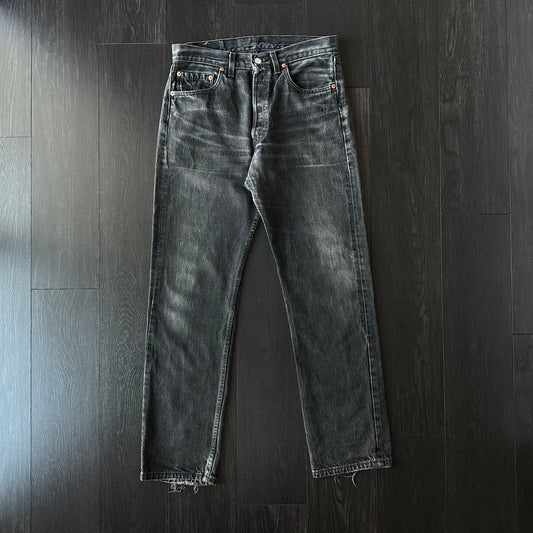 Vintage Levi's 501 Faded Charcoal Denim