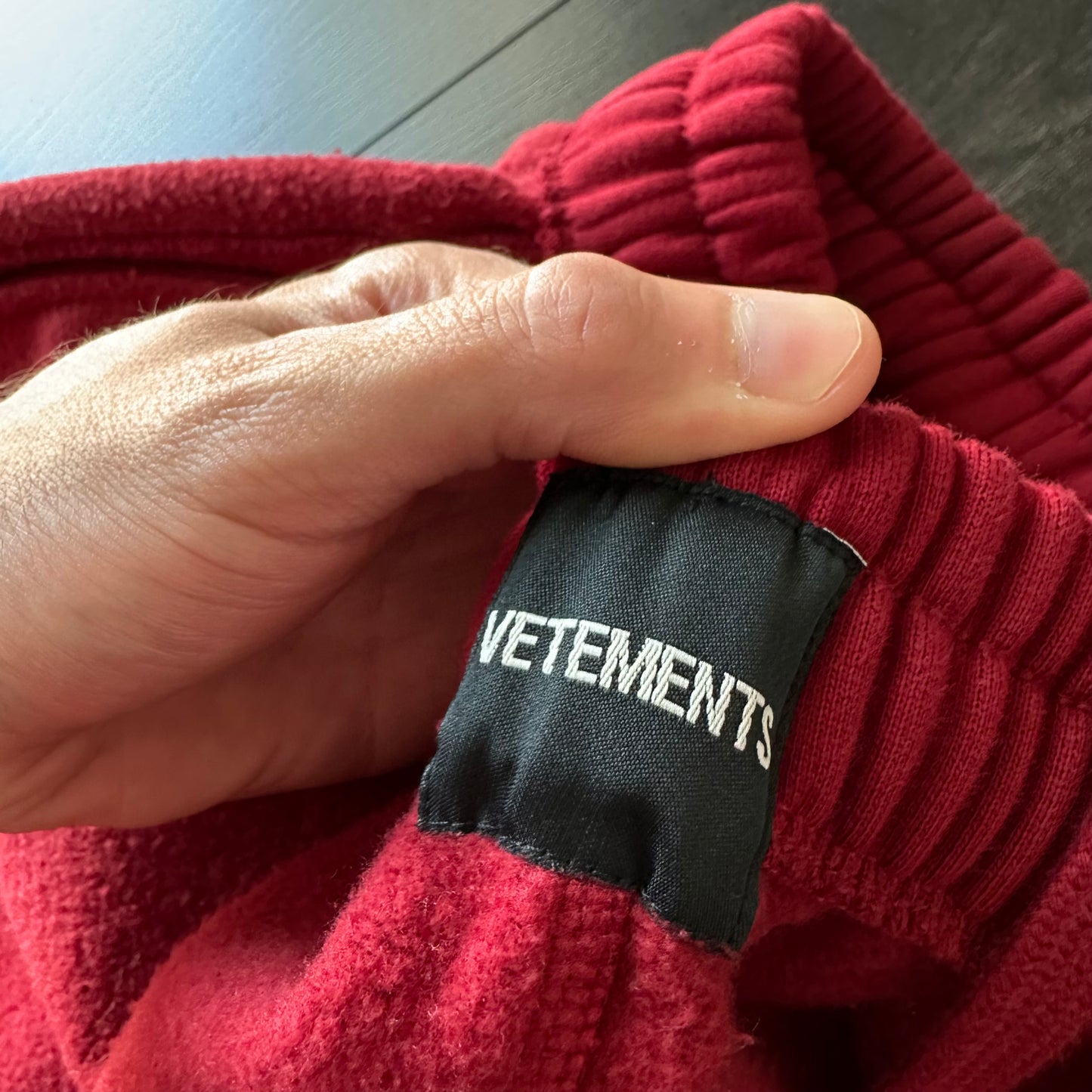 Vetements Oversized Inside-Out Lounge Pants