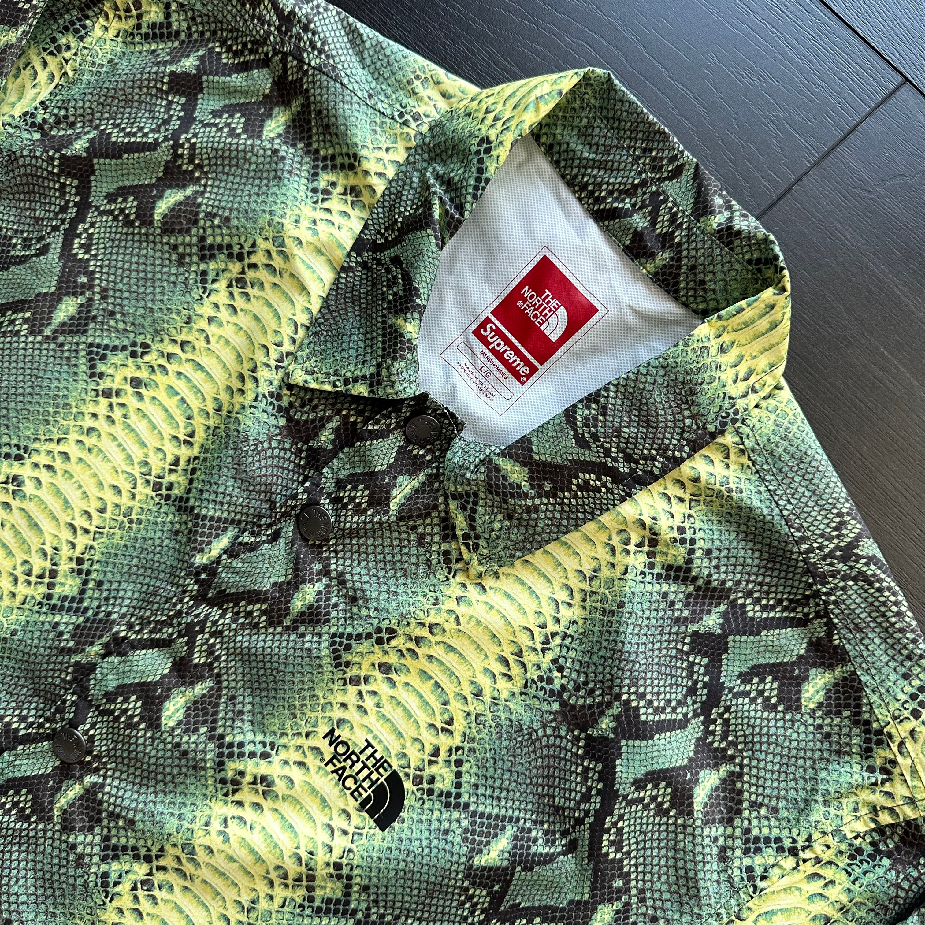 Supreme/The North Face Snakeskin Taped Seam Coaches Jacket – Not ...