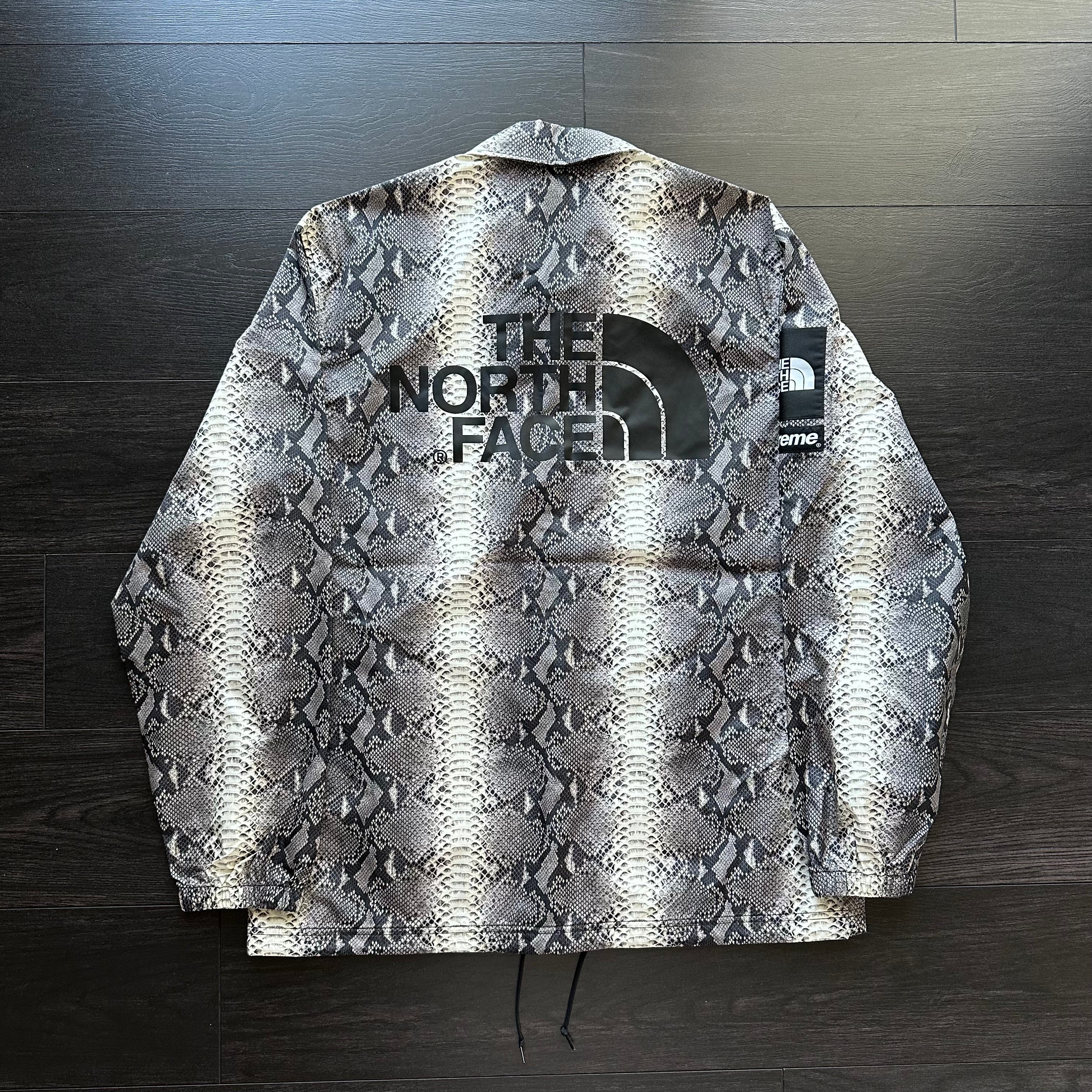 Supreme/The North Face Snakeskin Taped Seam Coaches Jacket – Not