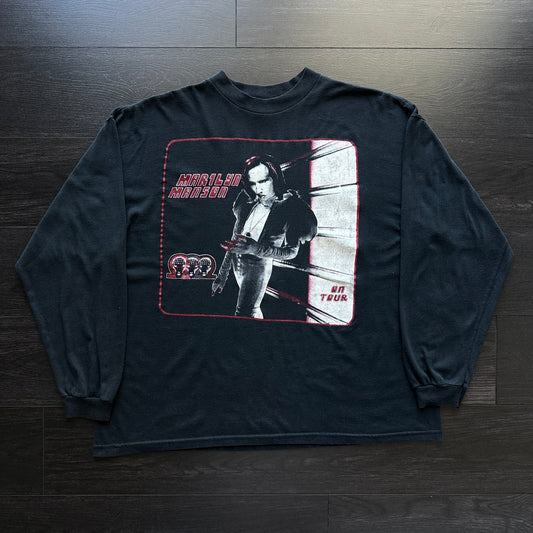 Vintage Marilyn Manson "On Tour" Long Sleeve Tee