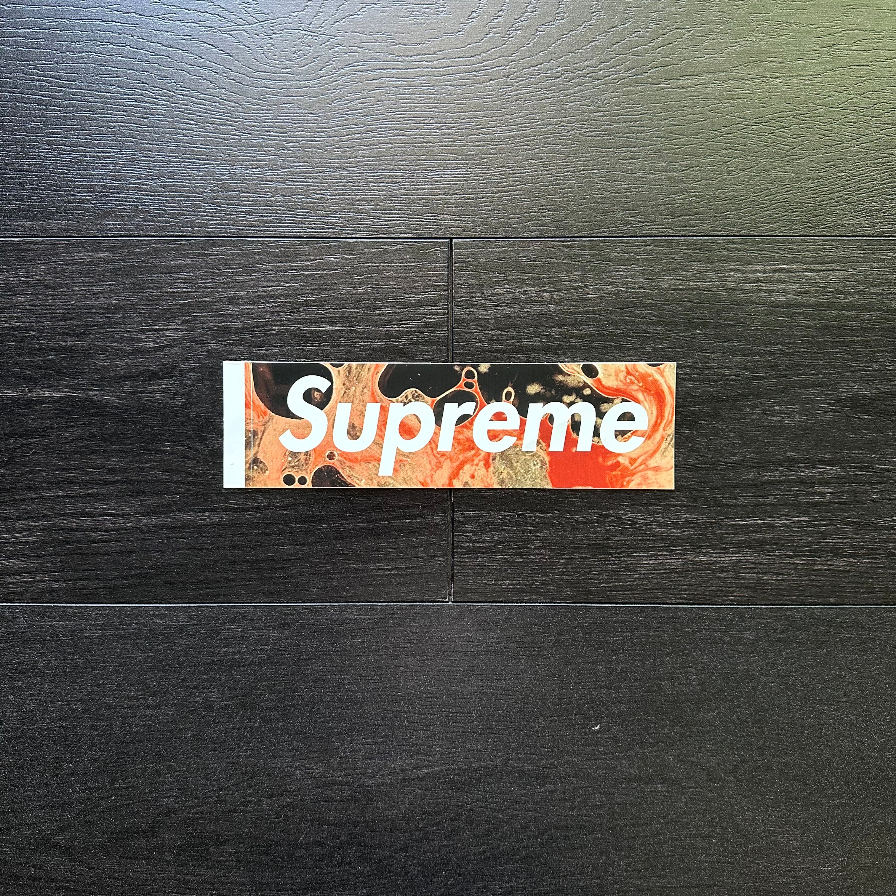 Supreme Blood and Semen Box Logo Sticker – Not Your Father's Gear